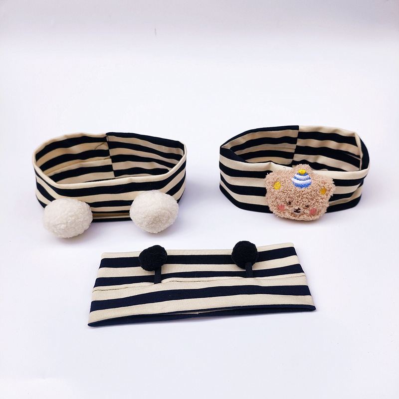 Baby's Hooded Door Hat Spring and Autumn Thin Hair Band Cute Newborn Male and Female Baby's Fontanelle Fetal Hat Empty Top Hat