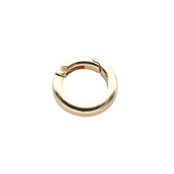 Bag Hanging Buckle Square Wire Spring Ring Keychain Accessories DIY Hardware Bag Hook Buckle Alloy Electroplated Open Ring