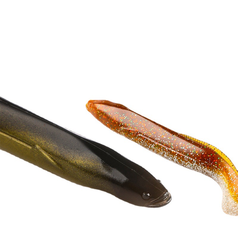 Bear King BEARKING Luya soft bait 15cm20cm lead hook far cast sea fishing eel fake bait wholesale L45L46