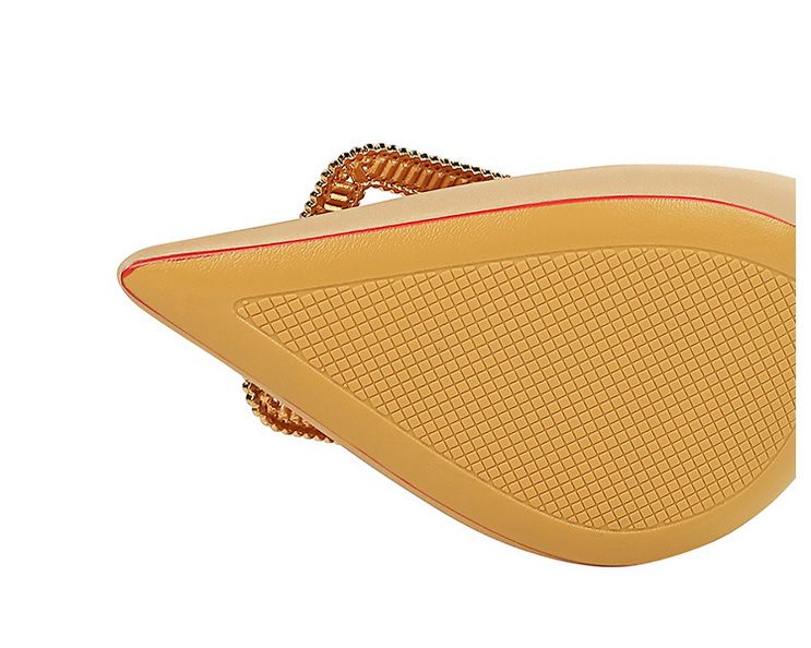 Slim side hollowed-out high heels for women slim heels super high heels rhinestone buckle single shoes_voghion.com