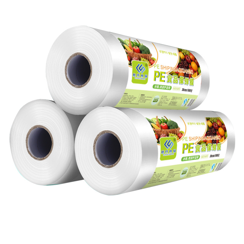 Large Roll Plastic Wrap pe Food Grade Household Economical High Temperature Resistant Kitchen Special Face Mask Beauty Salon Commercial
