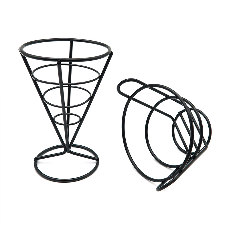 Creative French Fries Basket Fried Chicken Wings Snack Basket Pub Night Shop Snack Dish Western Restaurant Iron Snack Basket