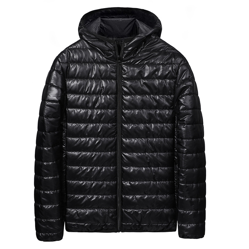 2023 foreign trade autumn and winter New coat men's down cotton-padded jacket short coat lightweight bread coat cotton-padded jacket men