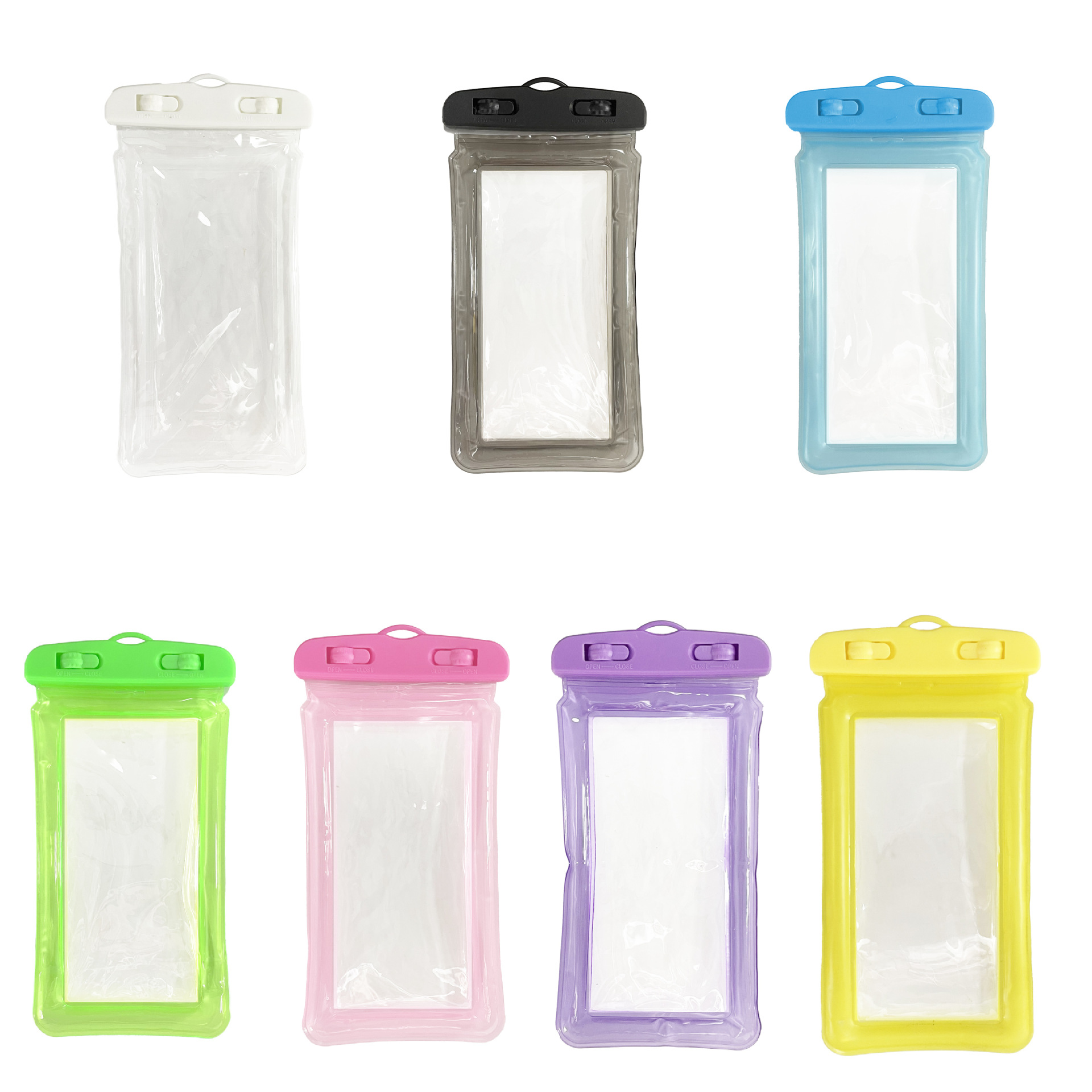 Mobile phone waterproof bag drifting diving swimming transparent mobile phone bag touch screen PVC sealed bag airbag mobile phone waterproof case
