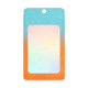5.7*9.6cm * 16 silk [green orange gradient laser] * [100 prices]]