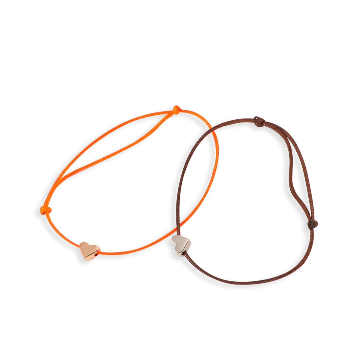 Jewelry sweet style CCB silver love beads rainbow color wax thread hand-woven hand rope suit cross-border exclusive