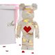 Violent Blocks Bear Assembled Ornaments Compatible with Lego Cyber Red Blocks Small Particles Educational Toys Assembled Adult Gifts