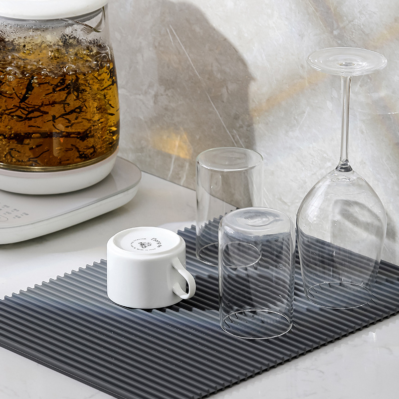 Silicone insulation mat kitchen table draining mat household pot mat Bowl plate bar mat household table mat coaster mat