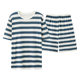 [Broken Code Welfare] Rack Cotton Couples Pure Cotton Pajamas Cotton Mo Women Men's Short Sleeve Spring and Summer Wear at Home