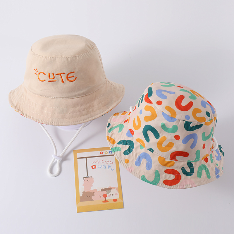 Chapeau de pêcheur pour bébé printemps et automne, chapeau de soleil fin d'été pour filles, chapeau de protection solaire pour bébé, chapeau pour enfants, chapeau coupe-vent pour garçons_voghion.com