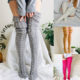 Cross-border Wool Foot Warmer Stocking European and American Autumn and Winter Solid Color Over-the-Knee Stocking Stocking Stocking Thick Women's Socks Warm