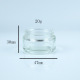 20g; transparent; glass