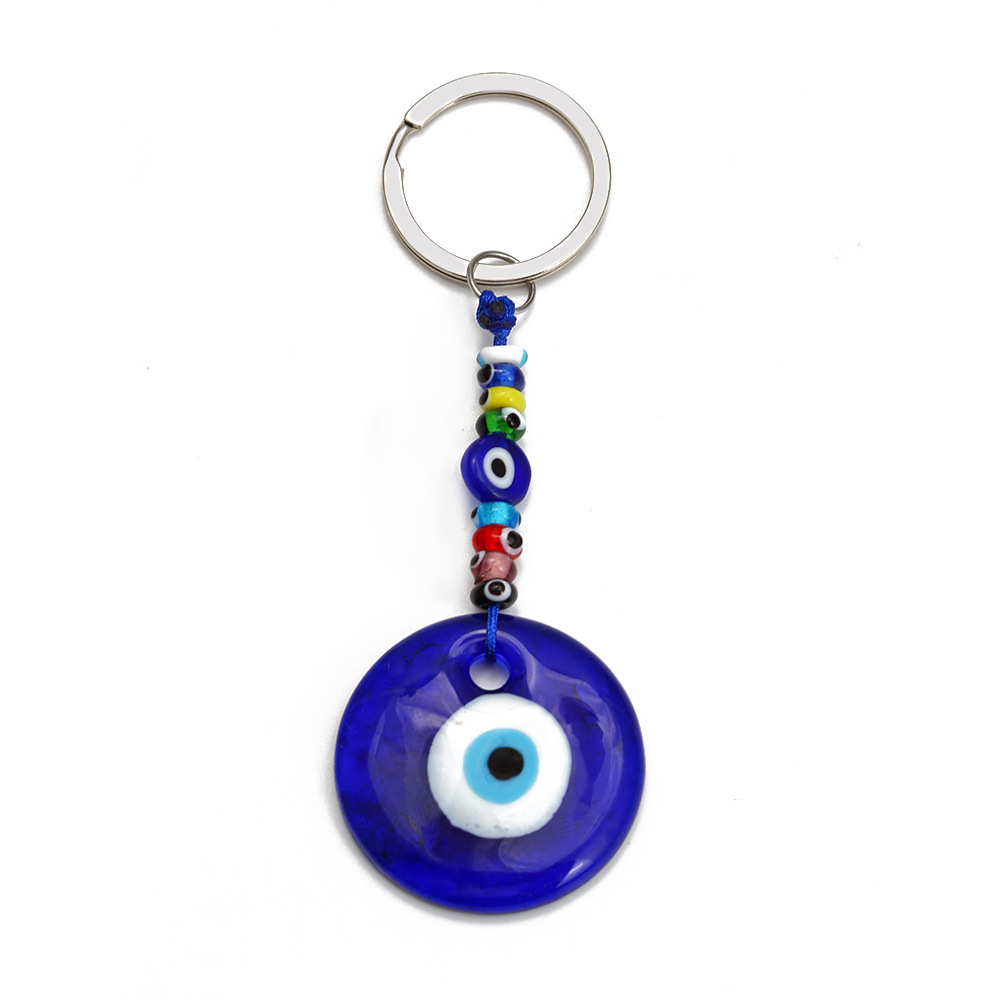 Devil's Eye New European and American Cross-border Turkey Devil's Eye Blue Eye Keychain Pendant Ornaments