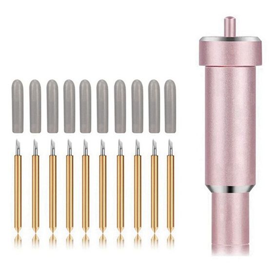 Roland engraving knife golden Roland knife holder engraving machine universal cutting 3M adhesive engraving blade deep knife holder