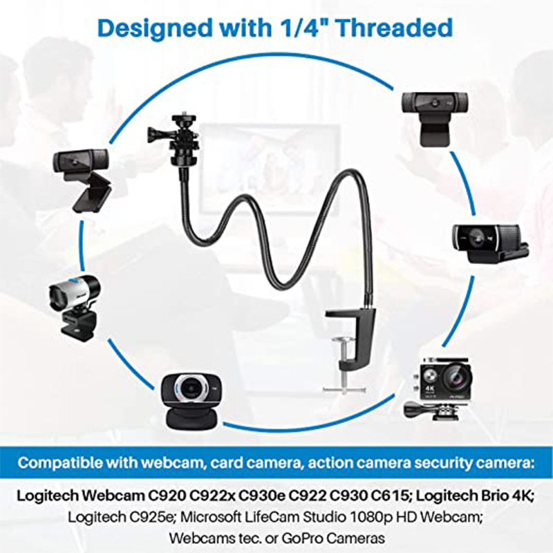 Gopro Camera Extended Sports Bracket Camera Sports Bracket Magic Metal Bending Clip Hero4 3+2
