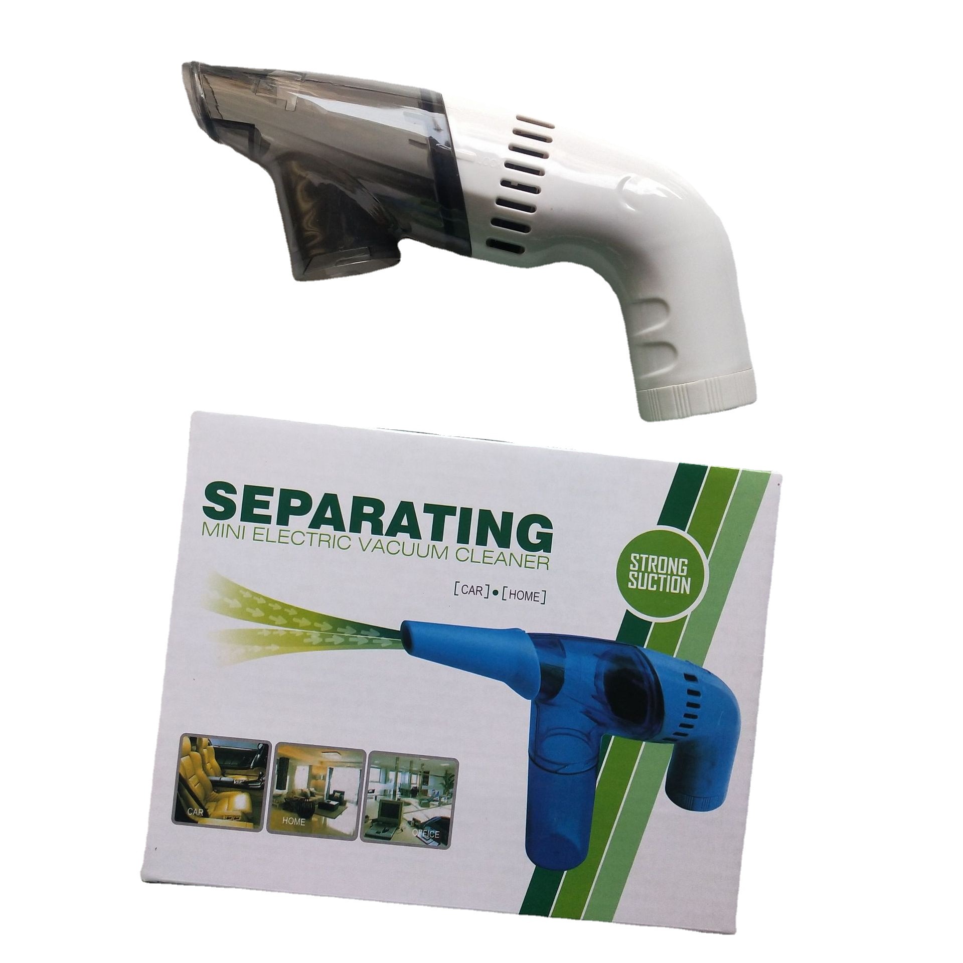 Mini Wireless handheld desktop cleaner blue dry insect suction device household electric small car vacuum cleaner