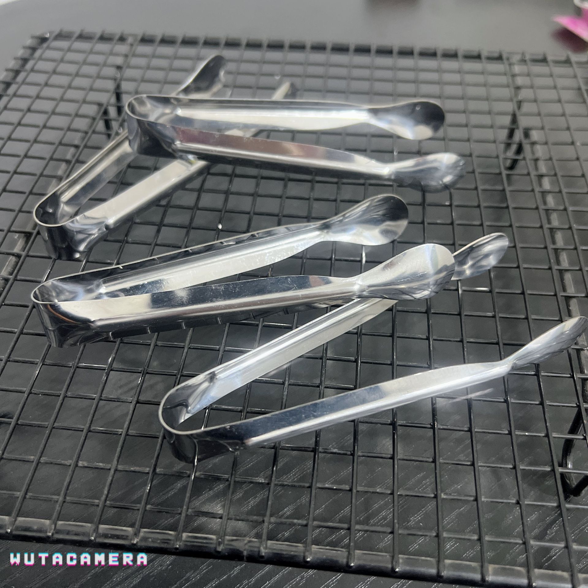 430 stainless steel sugar clip coffee sugar clip small ice clip ice bucket clip ice grain pliers ice tongs