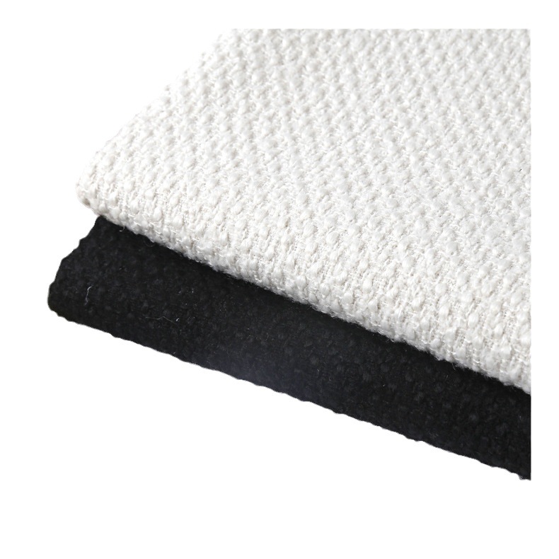 Product label 89111 Chanel style fabric 2022 coarse woven tweed coat fabric shoes and hats luggage fabric