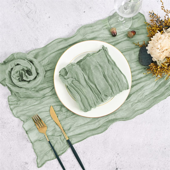 Bali yarn pleated napkin country bohemian table cloth decoration wedding party evening napkin placemat wholesale