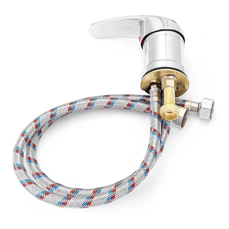 Cross-border shampoo bed shower hairdressing barber shop hot and cold mixing valve salon bathtub faucet switch hair salon nozzle
