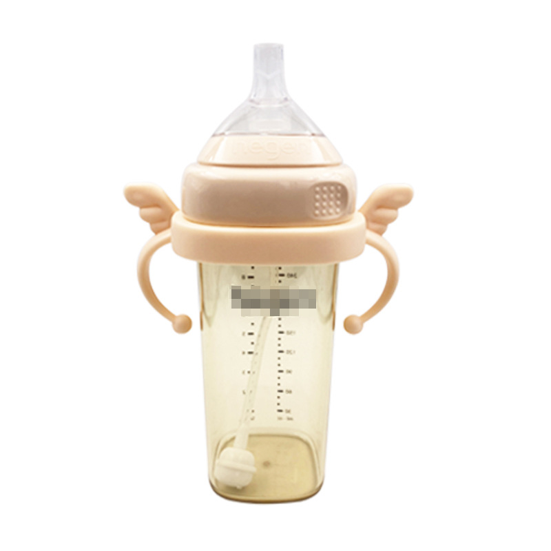 Suitable for hghegen bottle nipple with straw gravity ball silicone accessories Shubeidi square PPSU wide mouth