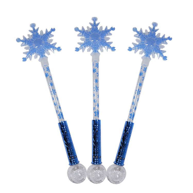 Frozen snowflake stick luminous stick magic stick princess girl Aisha luminous cane Balala little magic fairy
