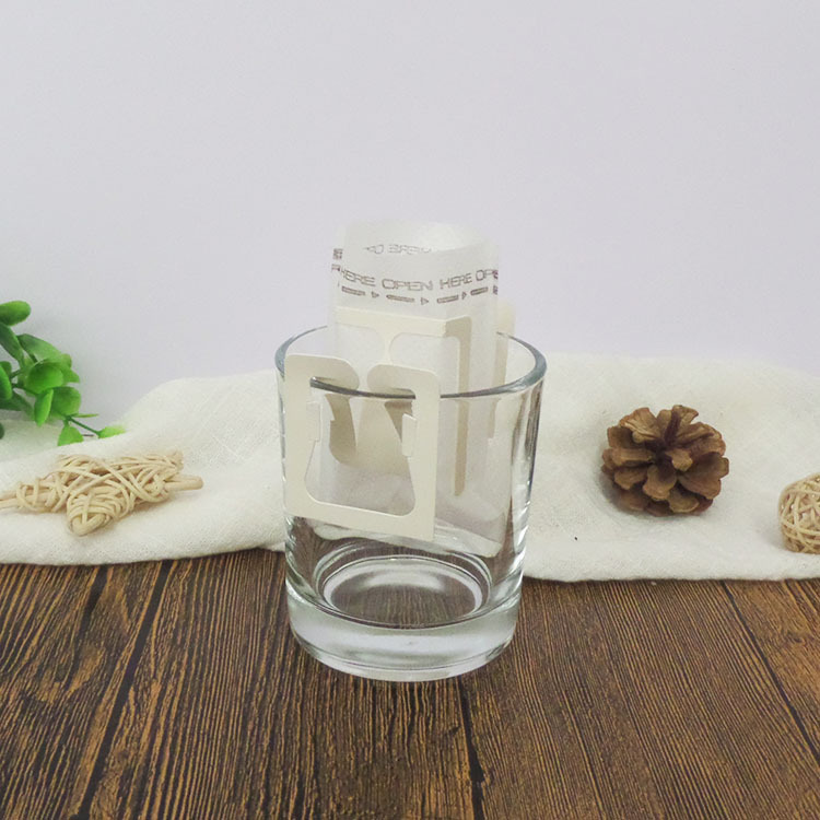 50 pieces ear hanging coffee filter bag coffee powder filter paper bag portable filter Cup net drip filter hand coffee filter paper bag