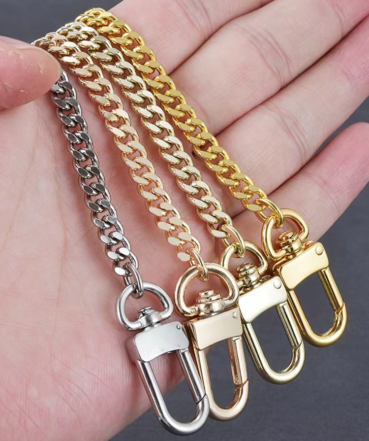 Suitable for small mahjong bag chain accessories single buy Presbyterian small coin purse mini thin metal chain underarm shoulder strap