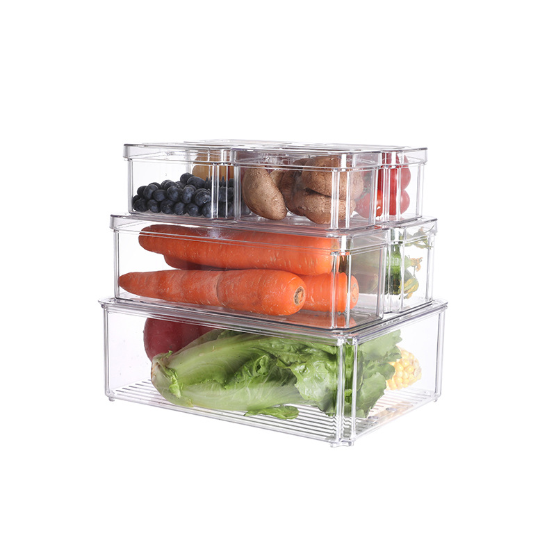 Refrigerator Storage Box Household Transparent Classification Finishing Box Kitchen Dumpling Box Food Grade Transparent Egg Box Storage Box