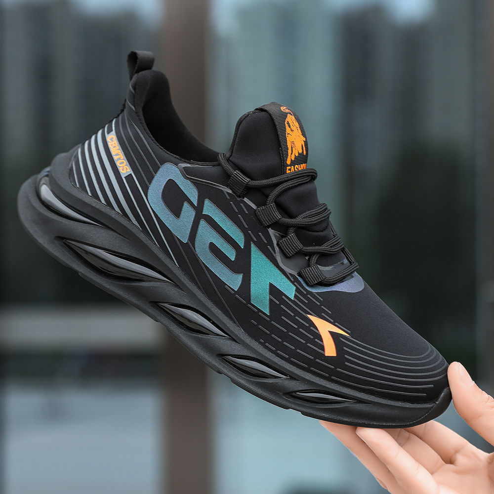 Comercio exterior nueva zapatilla de deporte de los hombres de otoño e invierno zapatos casuales de moda transpirable ligero zapatos de moda de fábrica al por mayor
