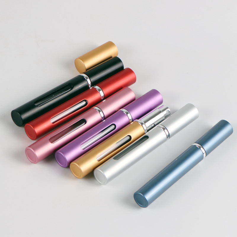 5ml glass perfume bottle cosmetic packaging spray empty bottle aluminum window spray bottle portable perfume bottle