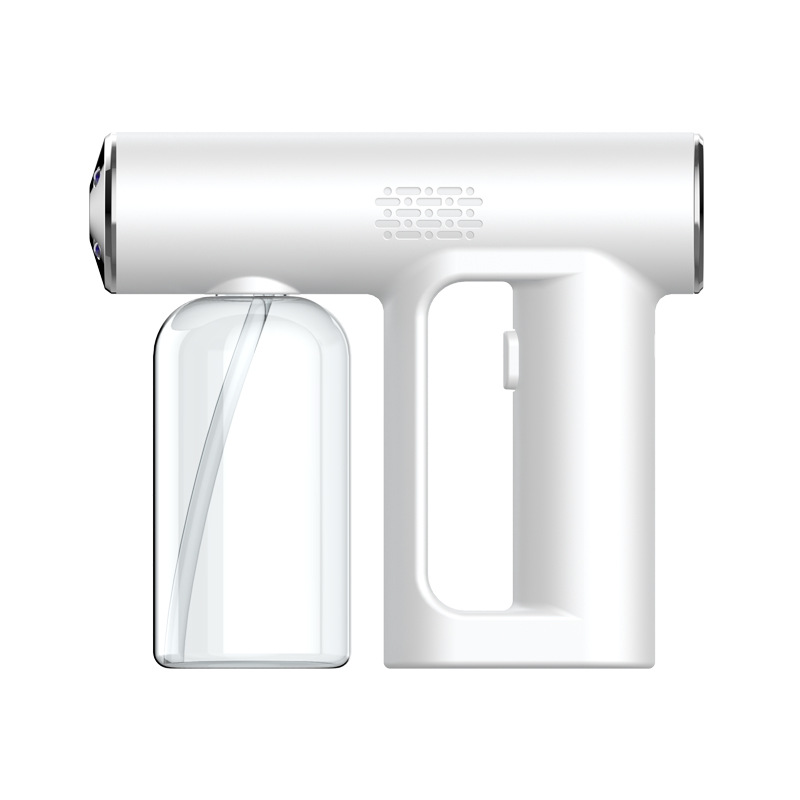 Konaiya factory wholesale handheld Nano spray disinfection gun rechargeable portable blue light atomization gun alcohol sprayer
