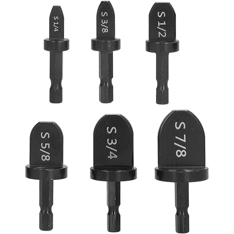 Copper tube expander 6pc electric tube expander hexagonal handle 5pc inch copper tube flare air conditioner copper tube reaming