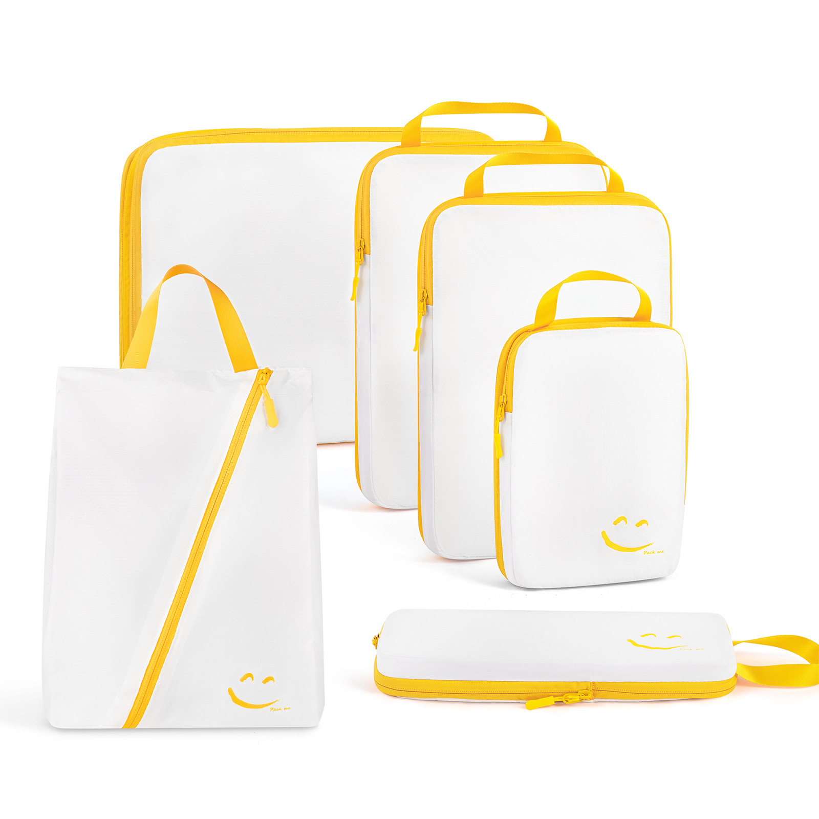 Venta al por mayor en stock bolsa de almacenamiento comprimido de viaje caliente conjunto de cuatro piezas de seis piezas impermeable Portátil Bolsa de almacenamiento comprimido traje