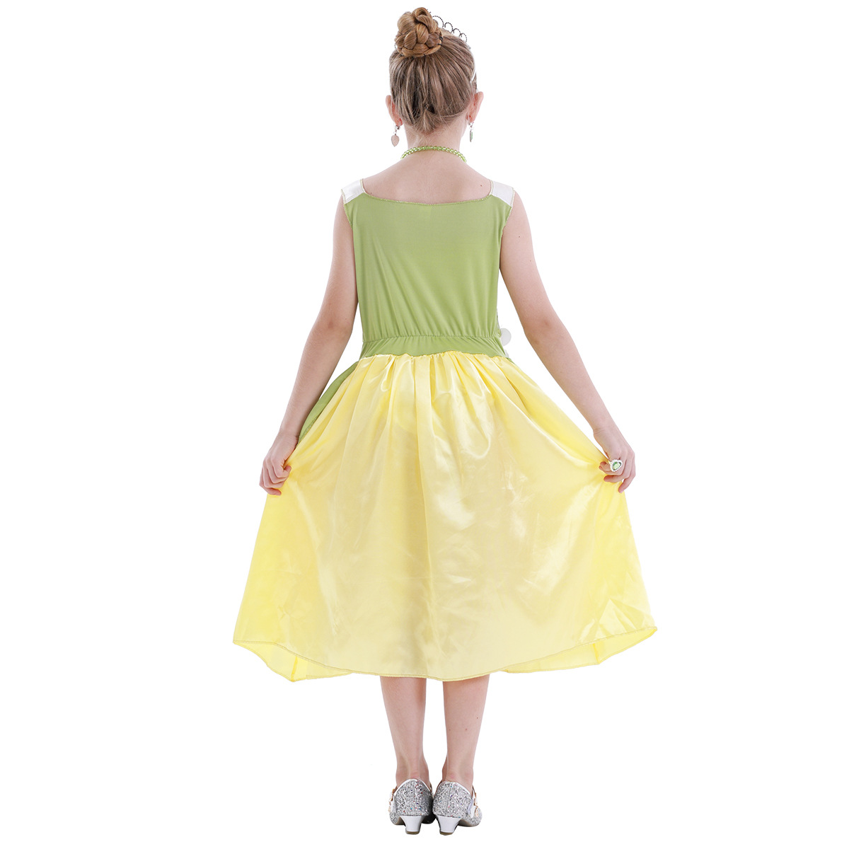 AliExpress cross-border Halloween Wizard of Oz play costume dress green fairy flower costume Wizard of Oz