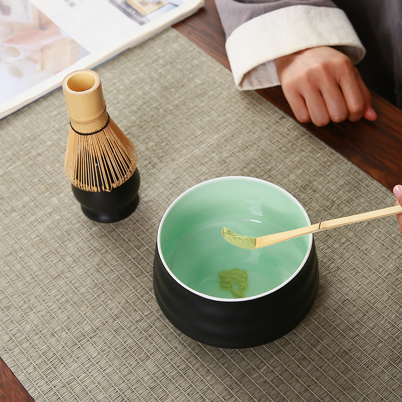 Matcha Bowl Japanese Ceramic Matcha Tea Zen Tea Set Tea Bamboo Matcha Brush Baiben Li Song Dynasty Tea Ceremony