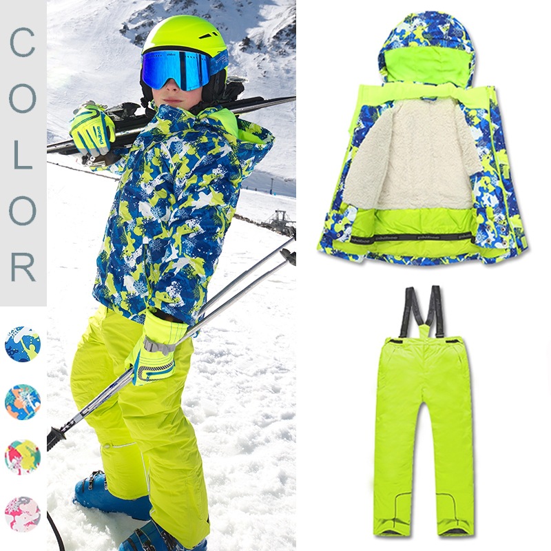 Cross-border e-commerce Phibee Phoebe elephant ski suit children's suit men's and women's padded charge pants a generation of hair