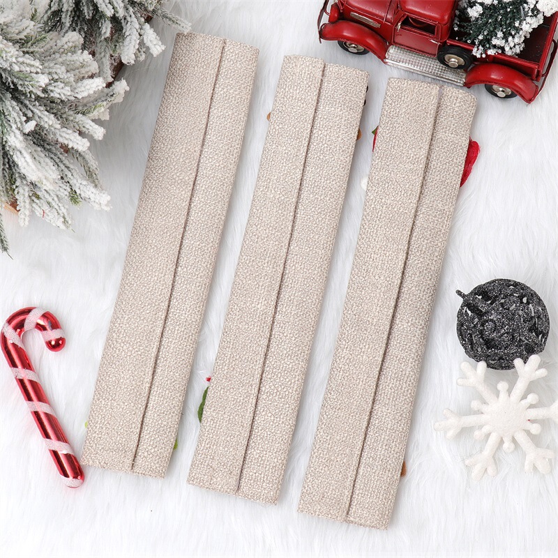 クリスマス家庭装飾用品サンタクロース雪だるまヘラジカ麻布冷蔵庫ハンドル貼り電子レンジハンドルカバー|undefined