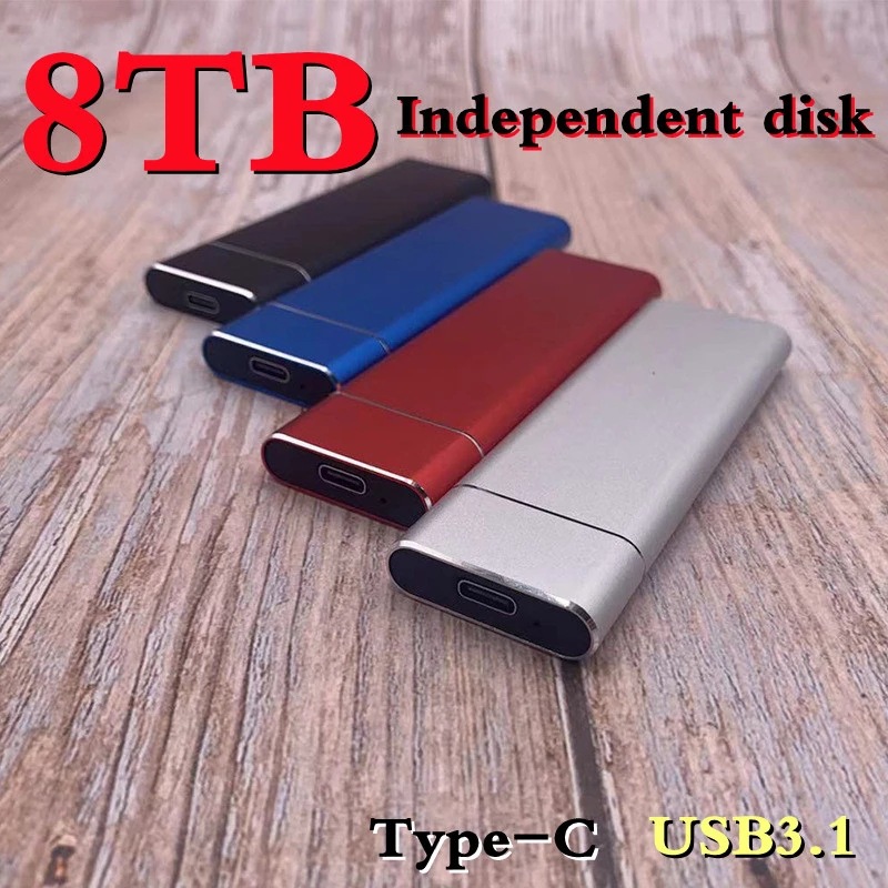 Cross-border foreign trade mobile hard disk SSD super capacity 500GB-128TB expansion upgrade solid state disk