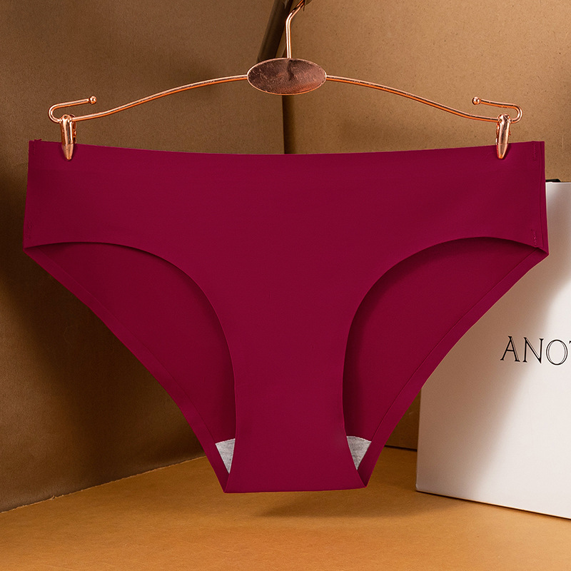 New ice silk underwear women's seamless one-piece comfortable seamless breathable sexy Ice Silk women's underwear
