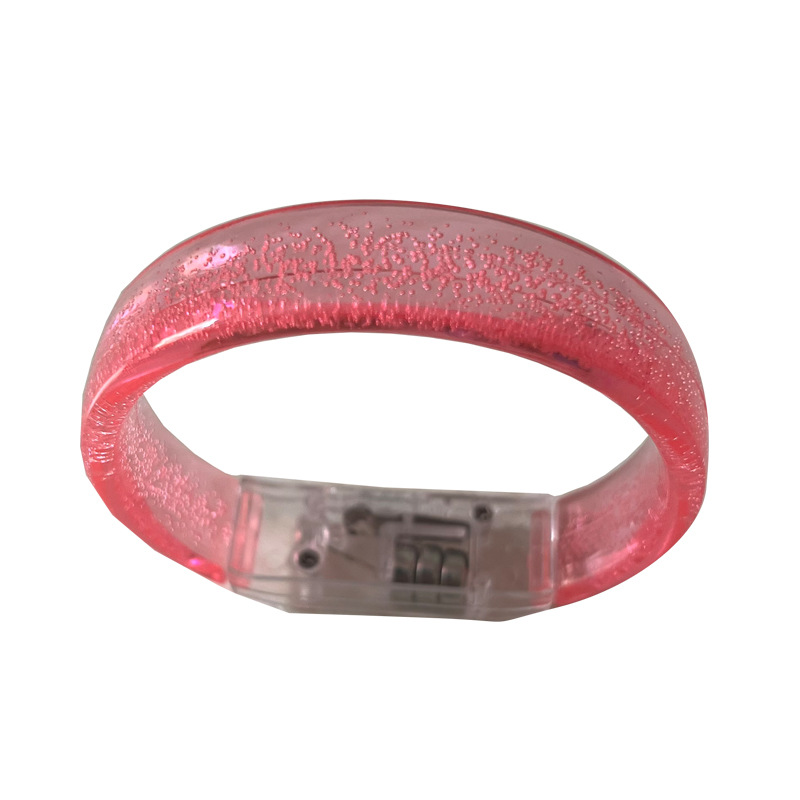 Luminous bubble bracelet colorful flash bracelet acrylic bubble wrist strap concert company LOGO production