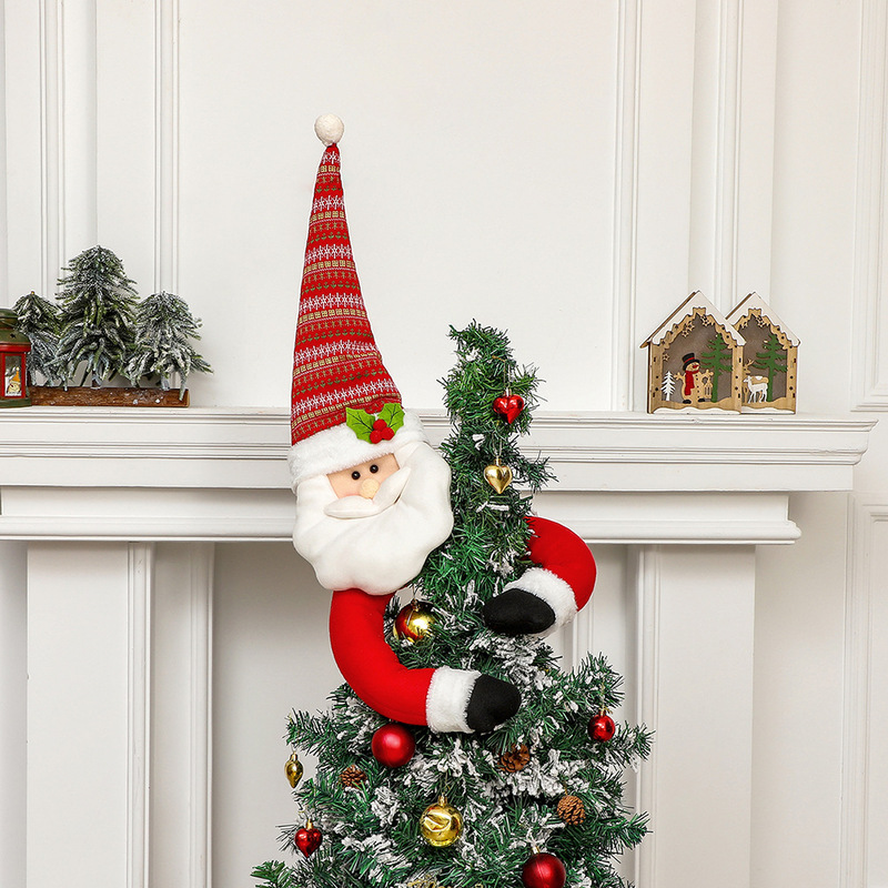 クリスマス装飾用品サンタクロース雪だるまツリースタークリスマスツリー帽子装飾ホームシーンアレンジドレス|undefined