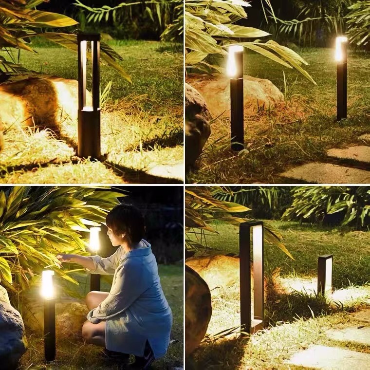 Solar Lawn Light Outdoor Waterproof Garden Light Factory Simple led Community Garden Villa Park Landscape Light