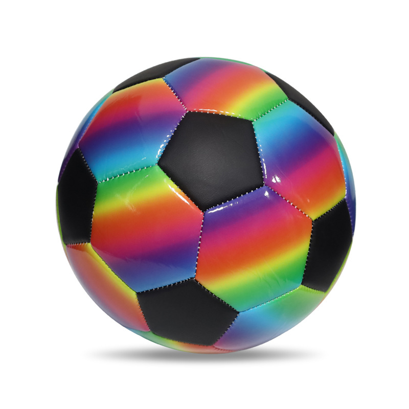 Professional children student adult training competition football No. 4 No. 5 2.7 thickened PVC color football Wholesale