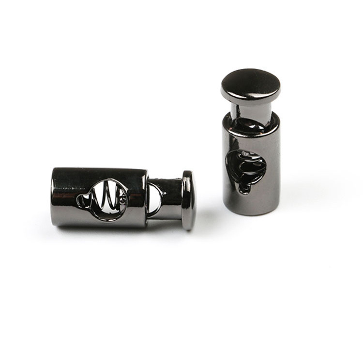 Wholesale metal spring button hat buckle sweater elastic adjustment buckle versatile tie-free shoelace buckle drawstring buckle spot