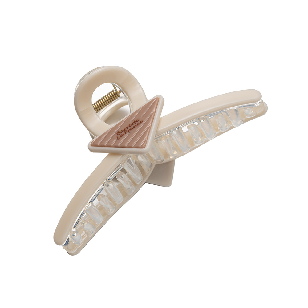 Unisex 11cm large shark clip Triangle clip letter hair clip fashion hair clip back head disc hair clip_voghion.com