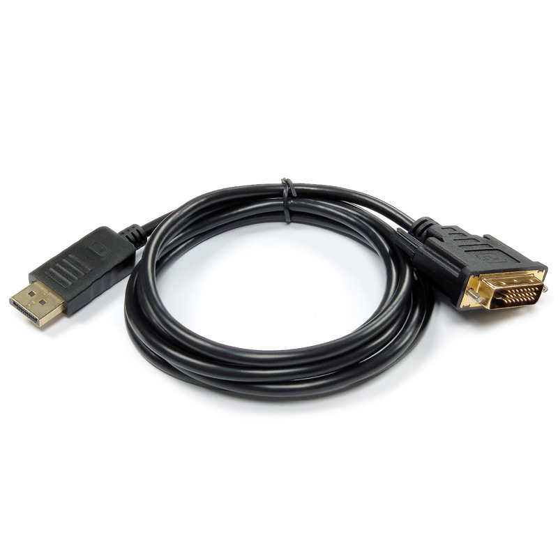 Factory direct supply dp to dvi line 1.8 meters Displayport to dvi hd line TV display adapter