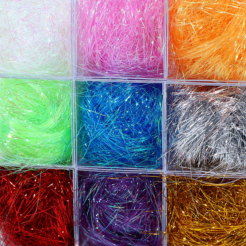 8G linear magic color silk high-end cosmetics jewelry filling material gift box filler silk raffia