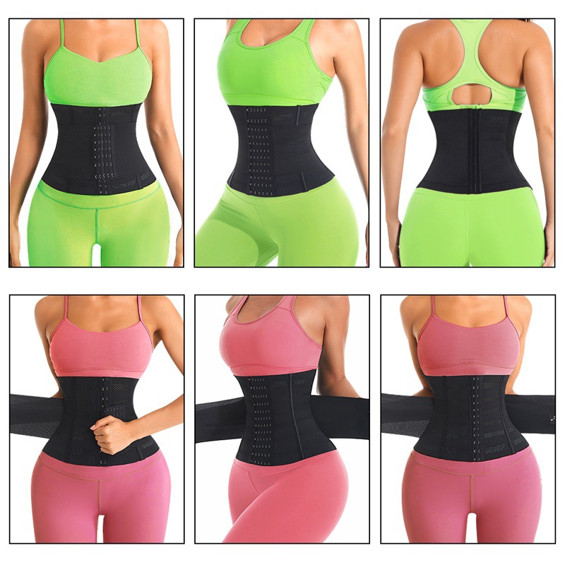 Cross-border High-elastic Belly Belt for Men and Women Sports Fitness Belly Shaping Postpartum Body Beauty Mesh Breathable Belt for Women