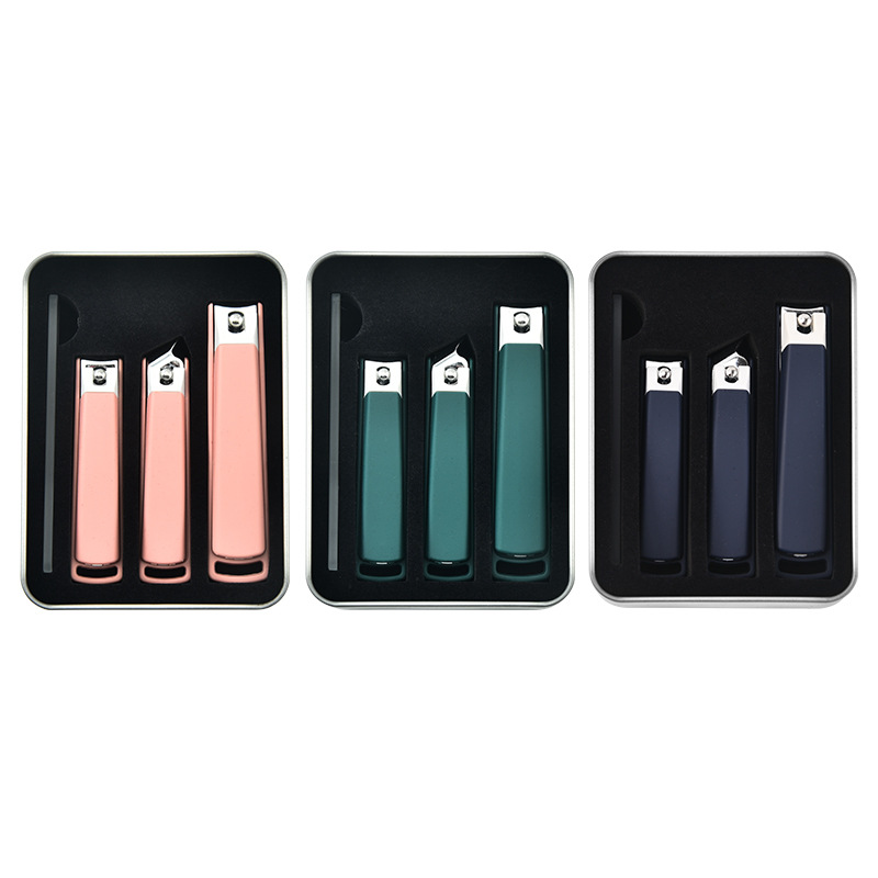 Macaron series nail clippers anti-splash nail clippers household nail clippers set single carbon steel manicure tool